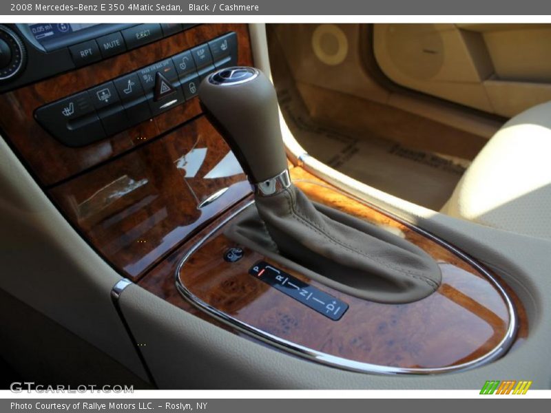Black / Cashmere 2008 Mercedes-Benz E 350 4Matic Sedan