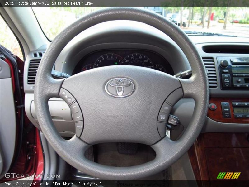 Salsa Red Pearl / Gray 2005 Toyota Camry XLE