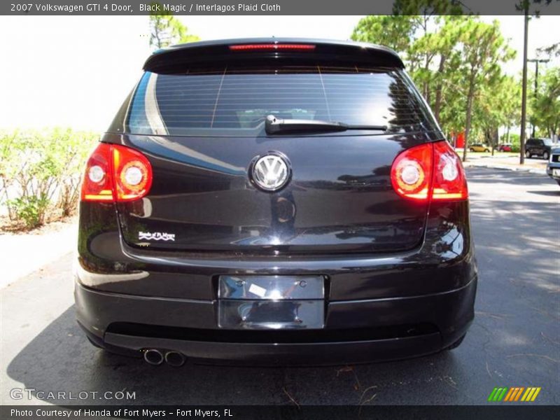 Black Magic / Interlagos Plaid Cloth 2007 Volkswagen GTI 4 Door