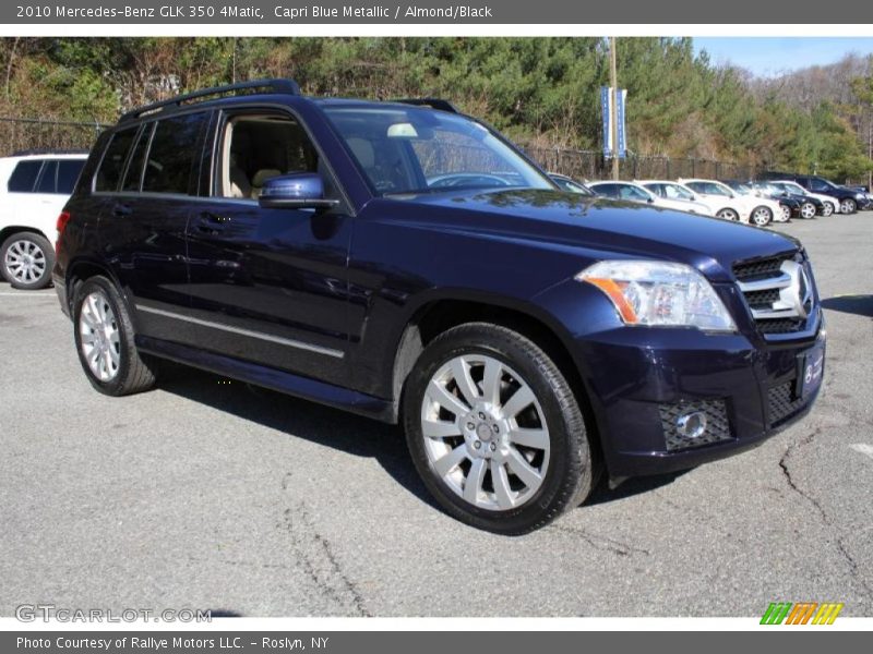 Capri Blue Metallic / Almond/Black 2010 Mercedes-Benz GLK 350 4Matic