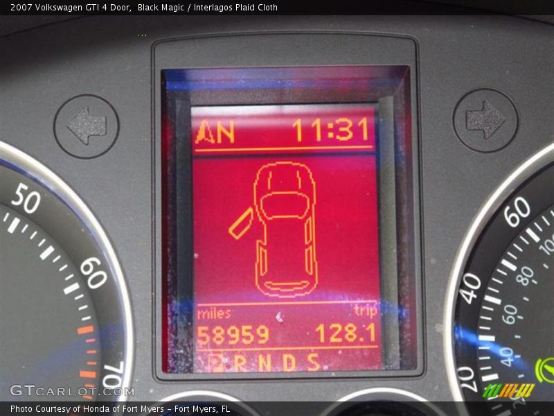 Black Magic / Interlagos Plaid Cloth 2007 Volkswagen GTI 4 Door