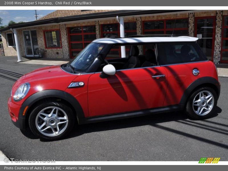 Chili Red / Grey/Black 2008 Mini Cooper S Hardtop