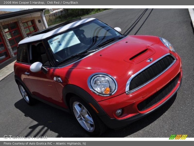 Chili Red / Grey/Black 2008 Mini Cooper S Hardtop