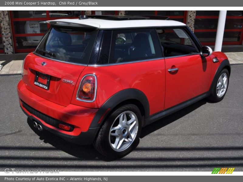 Chili Red / Grey/Black 2008 Mini Cooper S Hardtop