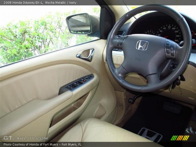 Mocha Metallic / Ivory 2008 Honda Odyssey EX-L