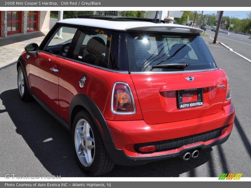 Chili Red / Grey/Black 2008 Mini Cooper S Hardtop