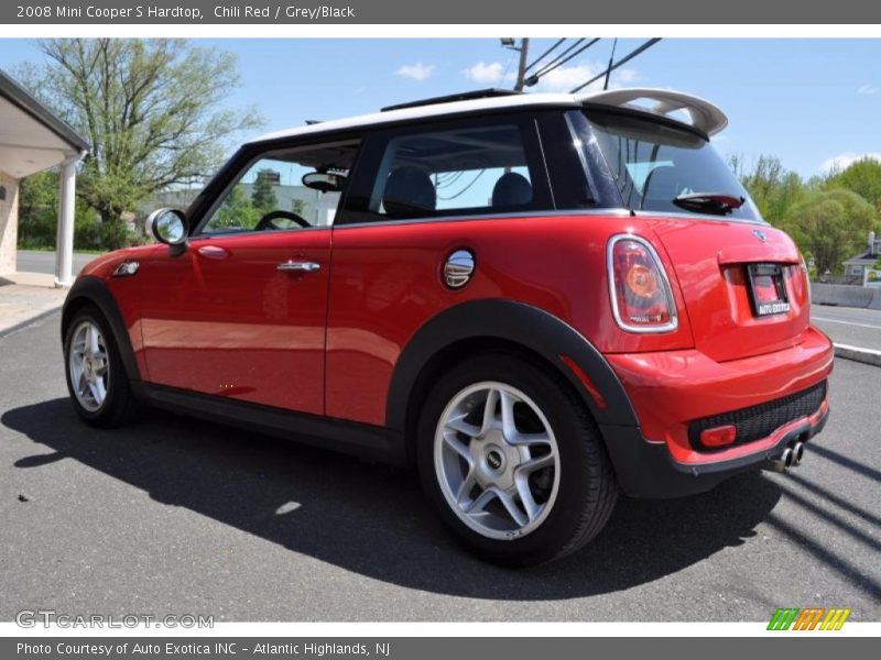 Chili Red / Grey/Black 2008 Mini Cooper S Hardtop