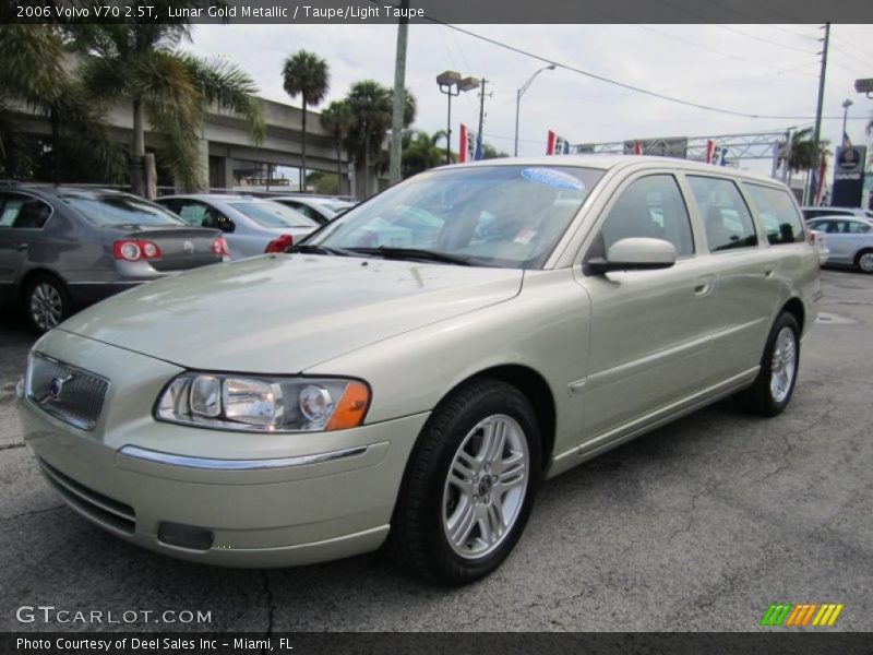 Lunar Gold Metallic / Taupe/Light Taupe 2006 Volvo V70 2.5T