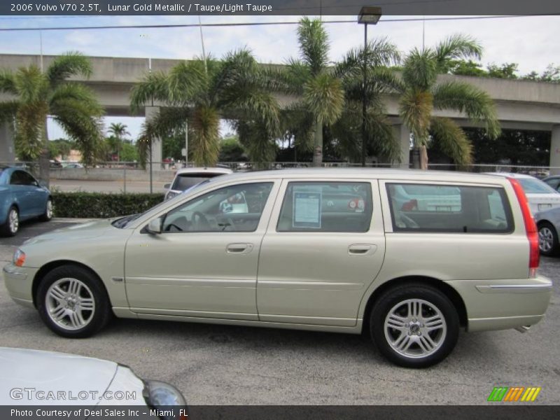 Lunar Gold Metallic / Taupe/Light Taupe 2006 Volvo V70 2.5T