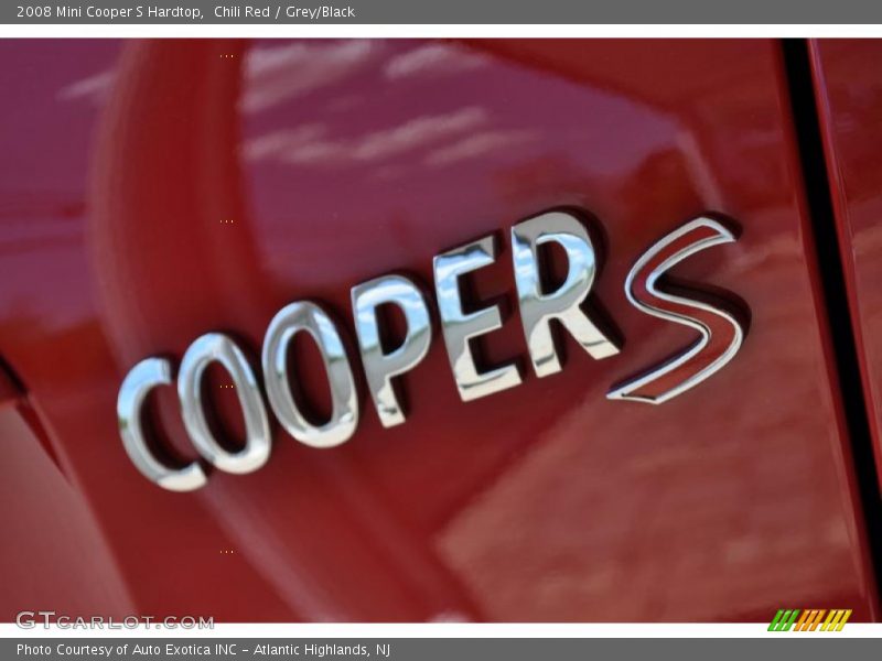 Chili Red / Grey/Black 2008 Mini Cooper S Hardtop