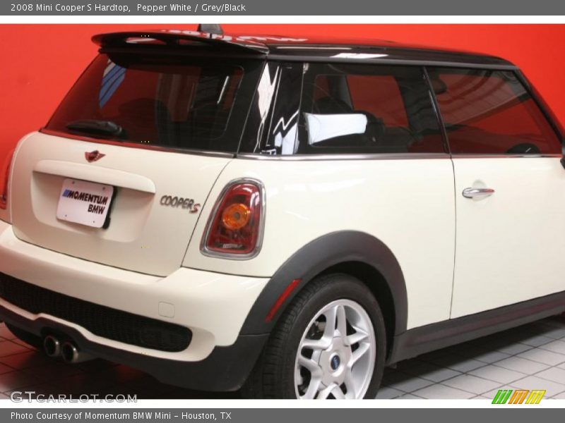 Pepper White / Grey/Black 2008 Mini Cooper S Hardtop