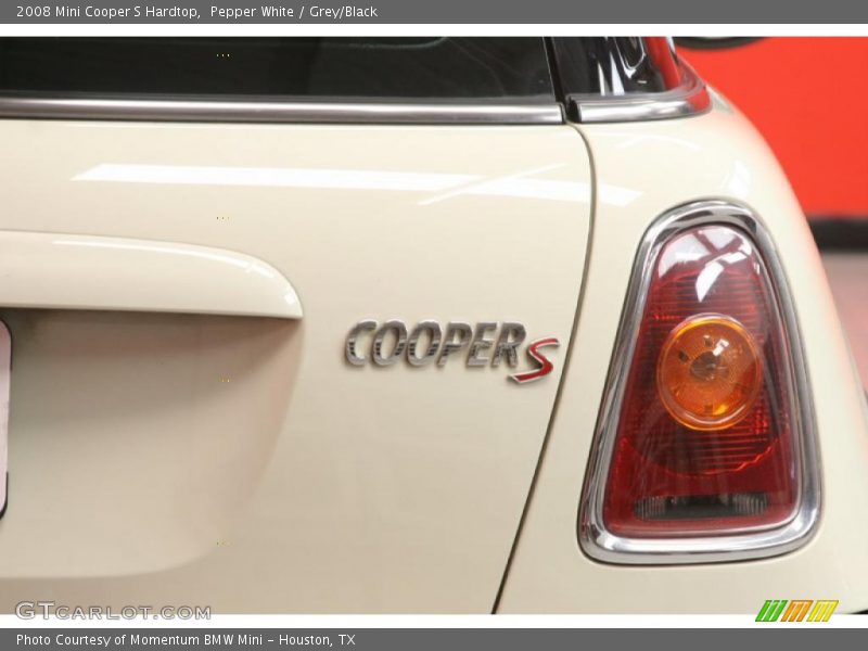 Pepper White / Grey/Black 2008 Mini Cooper S Hardtop