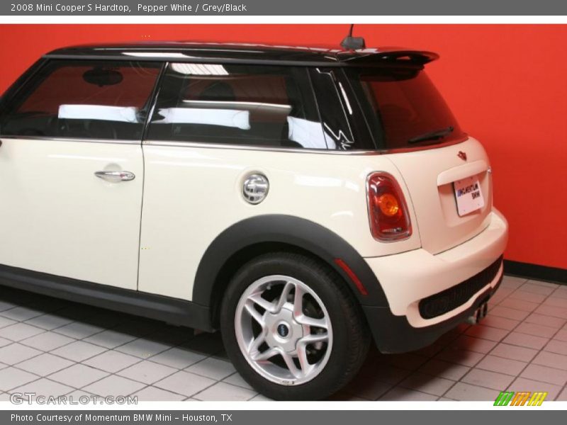 Pepper White / Grey/Black 2008 Mini Cooper S Hardtop