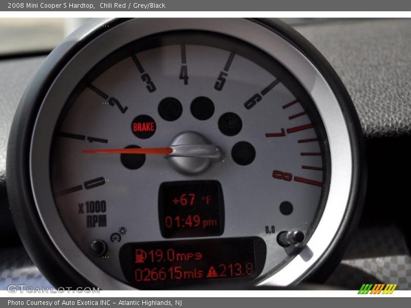 Chili Red / Grey/Black 2008 Mini Cooper S Hardtop
