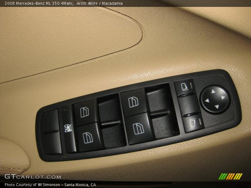 Arctic White / Macadamia 2008 Mercedes-Benz ML 350 4Matic