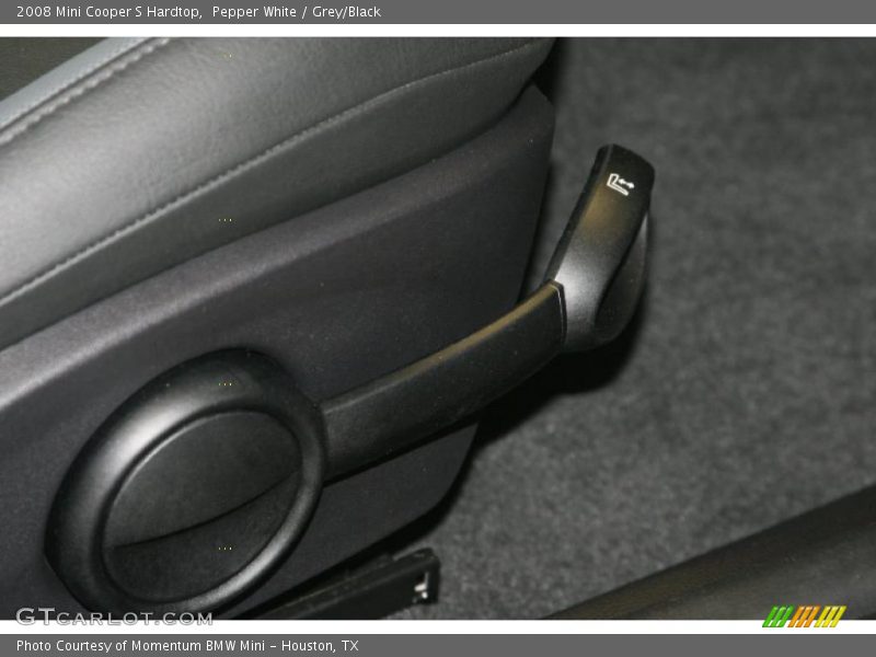 Pepper White / Grey/Black 2008 Mini Cooper S Hardtop