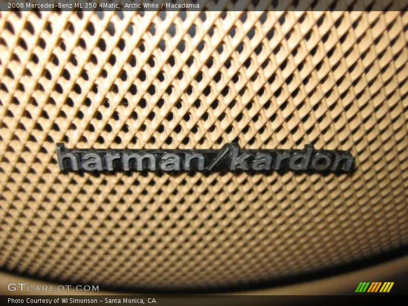 Arctic White / Macadamia 2008 Mercedes-Benz ML 350 4Matic
