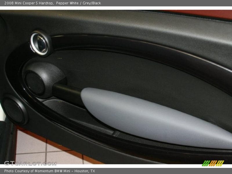 Pepper White / Grey/Black 2008 Mini Cooper S Hardtop