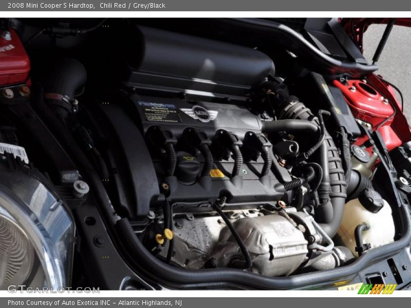 Chili Red / Grey/Black 2008 Mini Cooper S Hardtop