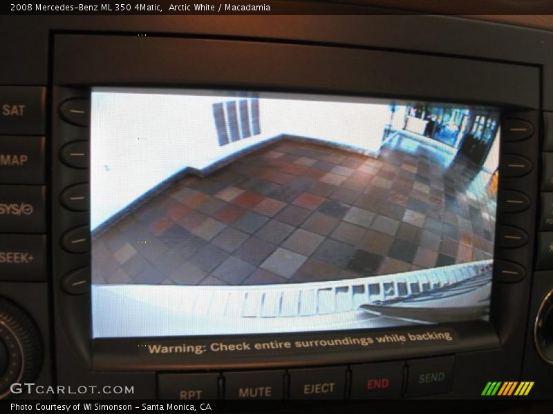Arctic White / Macadamia 2008 Mercedes-Benz ML 350 4Matic