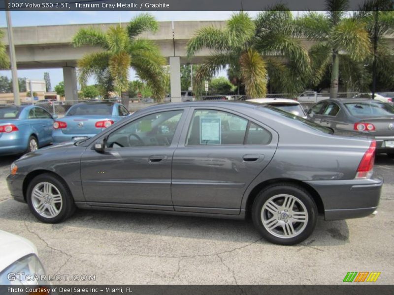 Titanium Gray Metallic / Graphite 2007 Volvo S60 2.5T