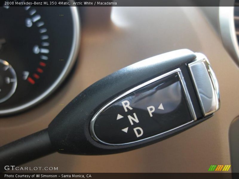 Arctic White / Macadamia 2008 Mercedes-Benz ML 350 4Matic