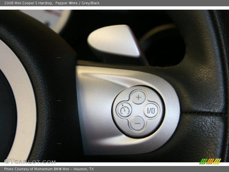 Pepper White / Grey/Black 2008 Mini Cooper S Hardtop