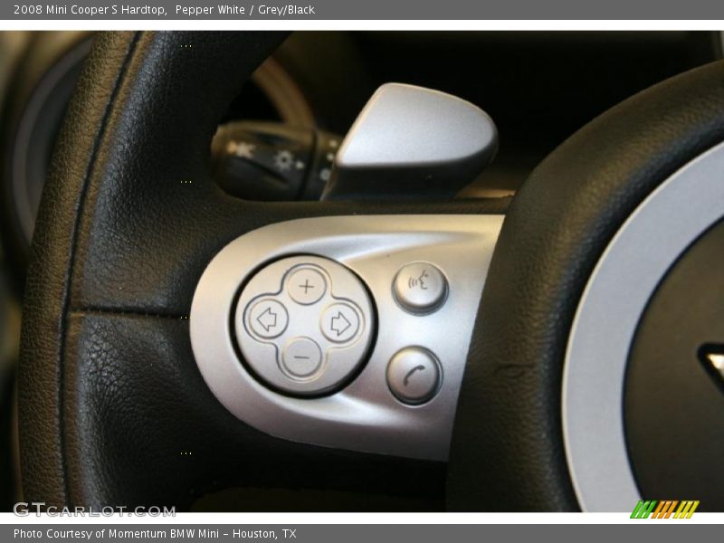 Pepper White / Grey/Black 2008 Mini Cooper S Hardtop
