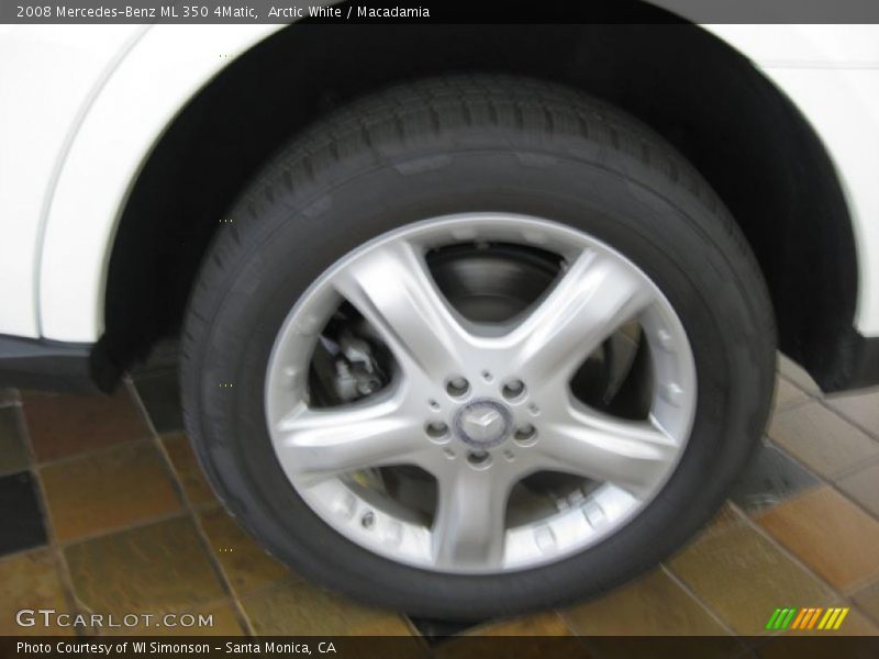 Arctic White / Macadamia 2008 Mercedes-Benz ML 350 4Matic