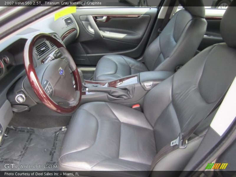 Titanium Gray Metallic / Graphite 2007 Volvo S60 2.5T