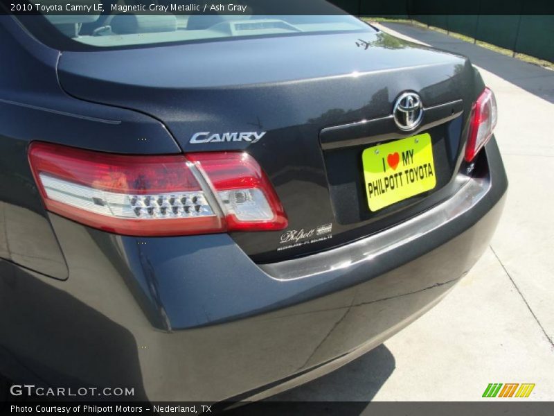 Magnetic Gray Metallic / Ash Gray 2010 Toyota Camry LE