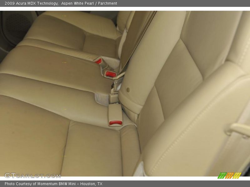 Aspen White Pearl / Parchment 2009 Acura MDX Technology