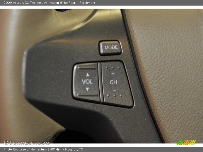 Aspen White Pearl / Parchment 2009 Acura MDX Technology