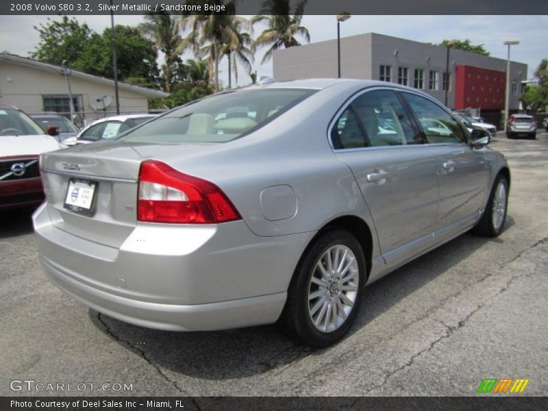 Silver Metallic / Sandstone Beige 2008 Volvo S80 3.2