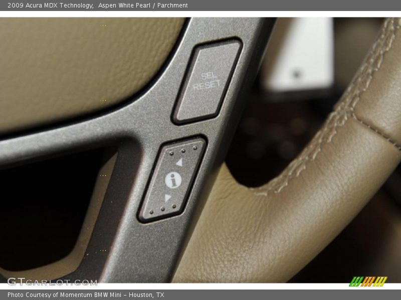 Aspen White Pearl / Parchment 2009 Acura MDX Technology