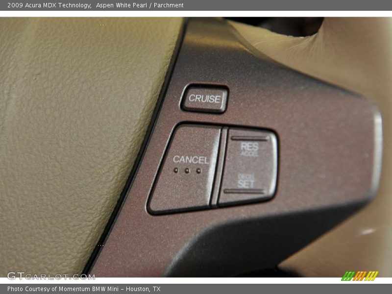 Aspen White Pearl / Parchment 2009 Acura MDX Technology