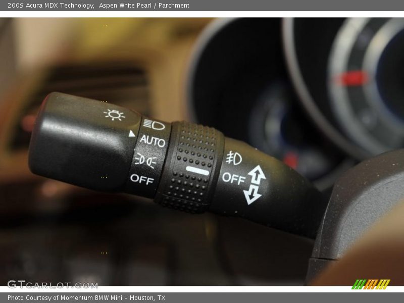 Aspen White Pearl / Parchment 2009 Acura MDX Technology