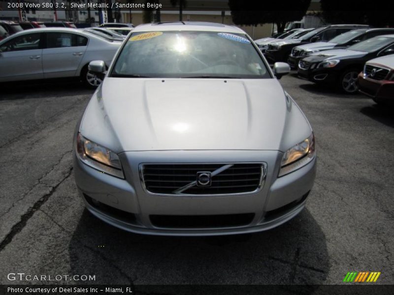 Silver Metallic / Sandstone Beige 2008 Volvo S80 3.2