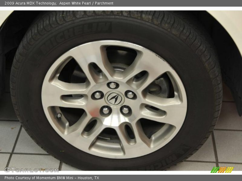 Aspen White Pearl / Parchment 2009 Acura MDX Technology