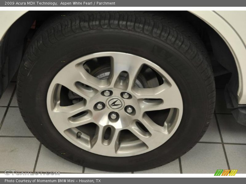 Aspen White Pearl / Parchment 2009 Acura MDX Technology