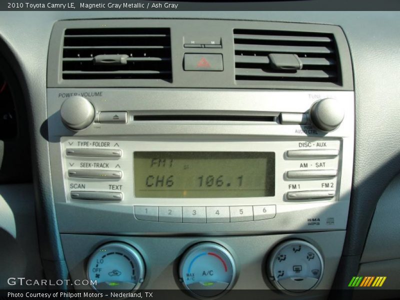 Magnetic Gray Metallic / Ash Gray 2010 Toyota Camry LE