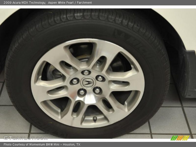 Aspen White Pearl / Parchment 2009 Acura MDX Technology