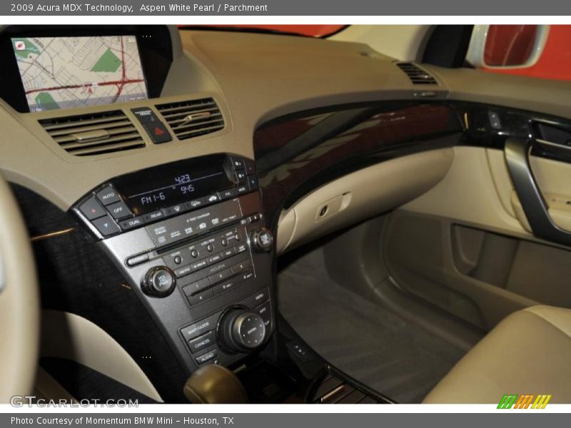 Aspen White Pearl / Parchment 2009 Acura MDX Technology