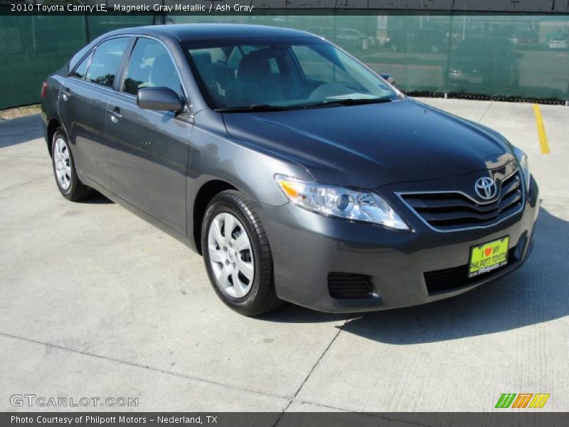 Magnetic Gray Metallic / Ash Gray 2010 Toyota Camry LE