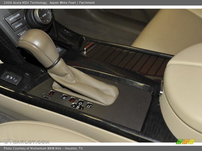 Aspen White Pearl / Parchment 2009 Acura MDX Technology