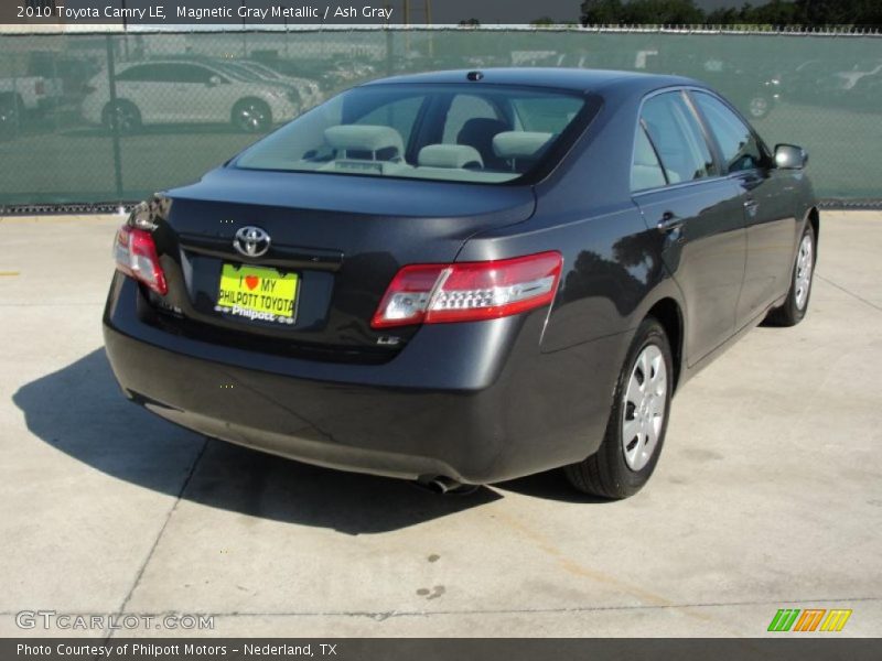 Magnetic Gray Metallic / Ash Gray 2010 Toyota Camry LE