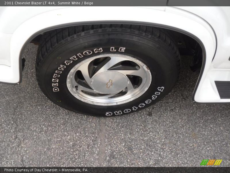 Summit White / Beige 2001 Chevrolet Blazer LT 4x4
