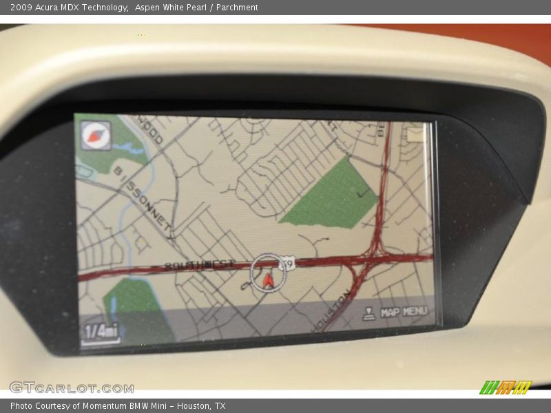 Aspen White Pearl / Parchment 2009 Acura MDX Technology