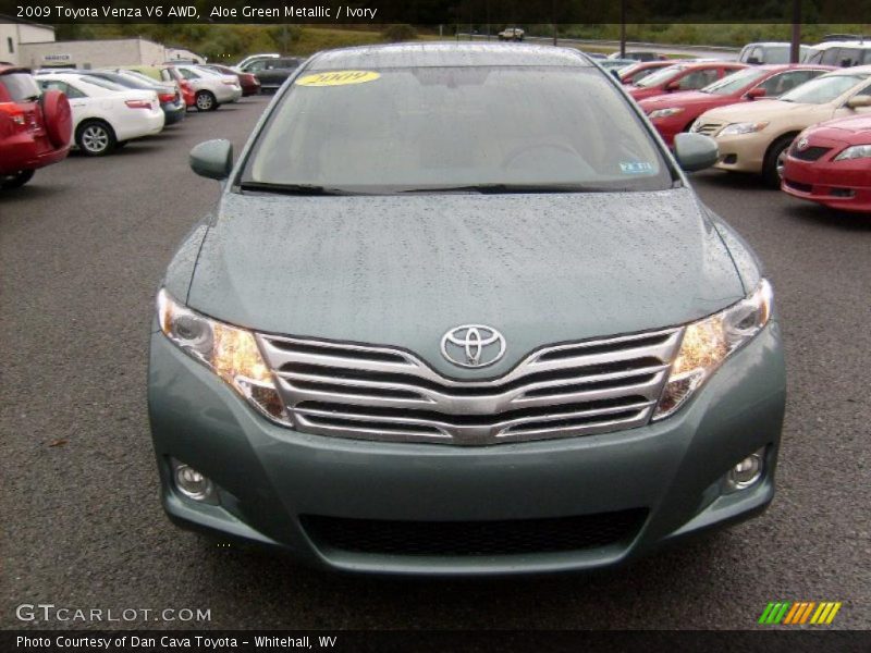 Aloe Green Metallic / Ivory 2009 Toyota Venza V6 AWD