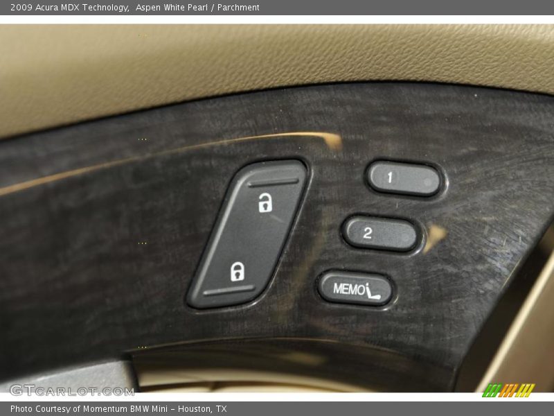 Aspen White Pearl / Parchment 2009 Acura MDX Technology